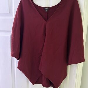 Express Women's Deep Red Blouse